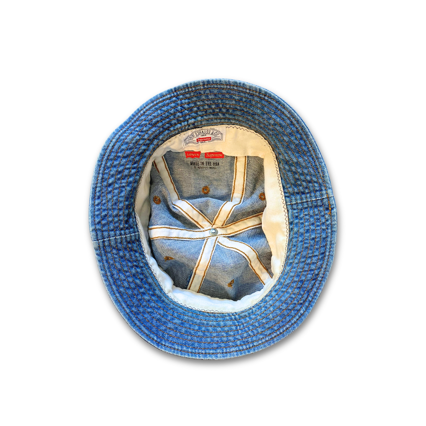 SUPREME X LEVIS DENIM BUCKET HAT