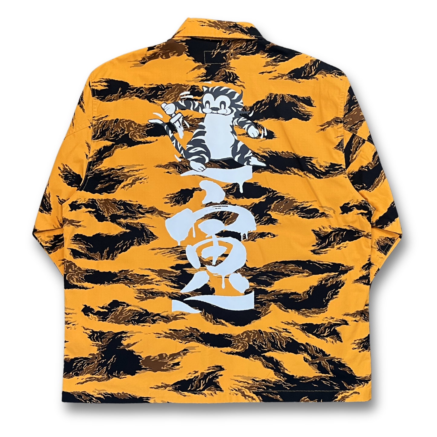 BAPE 1st Camo Shark Relaxed Fit Military Shirt (M)