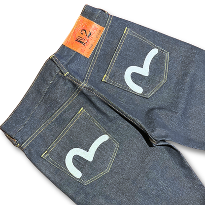 Evisu Japan Lot 2000 No. 2 White Seagull Selvedge Jeans (27")
