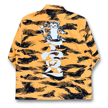 BAPE 1st Camo Shark Relaxed Fit Military Shirt (M)