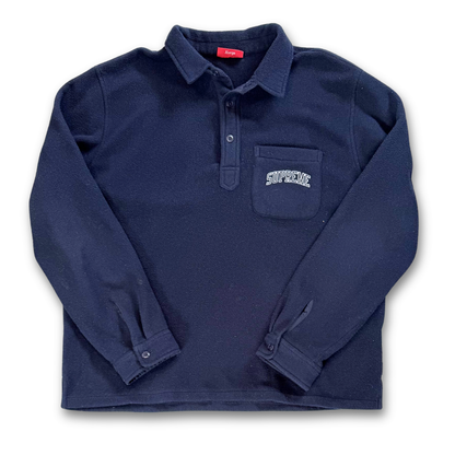 SUPREME POLARTEC PULLOVER FLEECE SHIRT (XL)