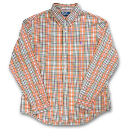 RALPH LAUREN COTTON SOFT BUTTON UP SHIRT (XL)