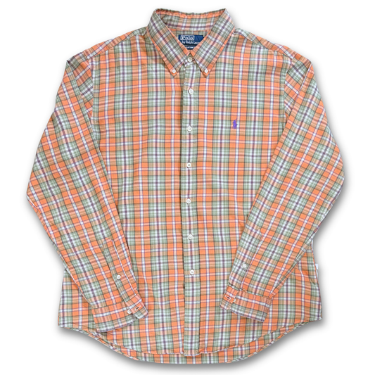 RALPH LAUREN COTTON SOFT BUTTON UP SHIRT (XL)