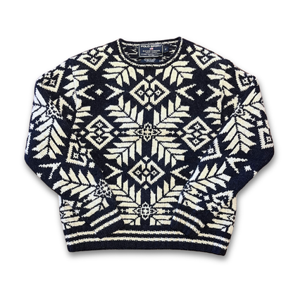 Polo Sport Ralph Lauren hand-knit Nordic wool sweater (XL)