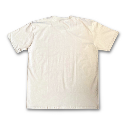 SKY PIRATES SCRIPT TEE BEIGE