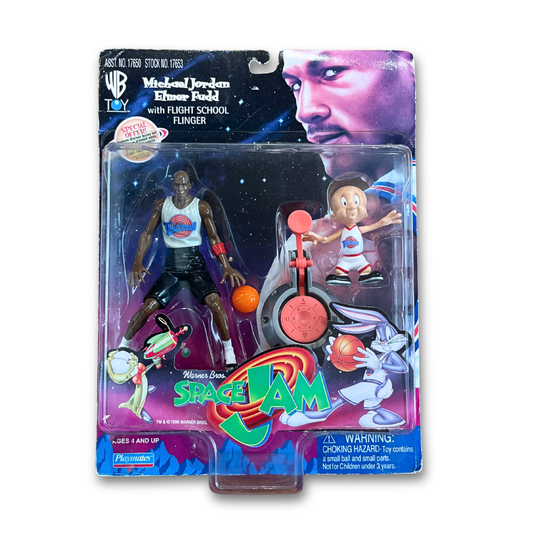 1996 Space Jam 'Michael Jordan & Elmer Fudd' Figurines