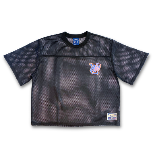 VIC BLACK MESH TEE