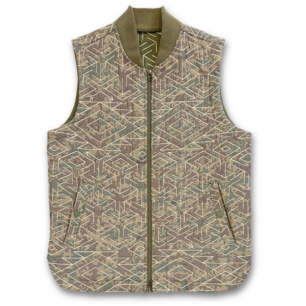 MAHARISHI PADDED STITCH VEST (S)