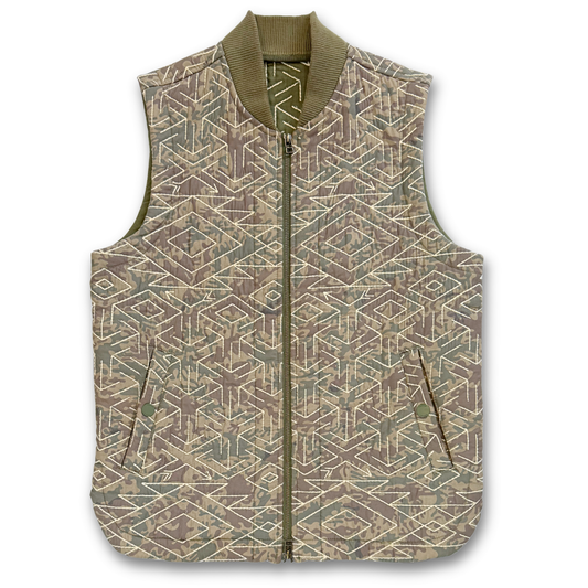 MAHARISHI PADDED STITCH VEST (S)