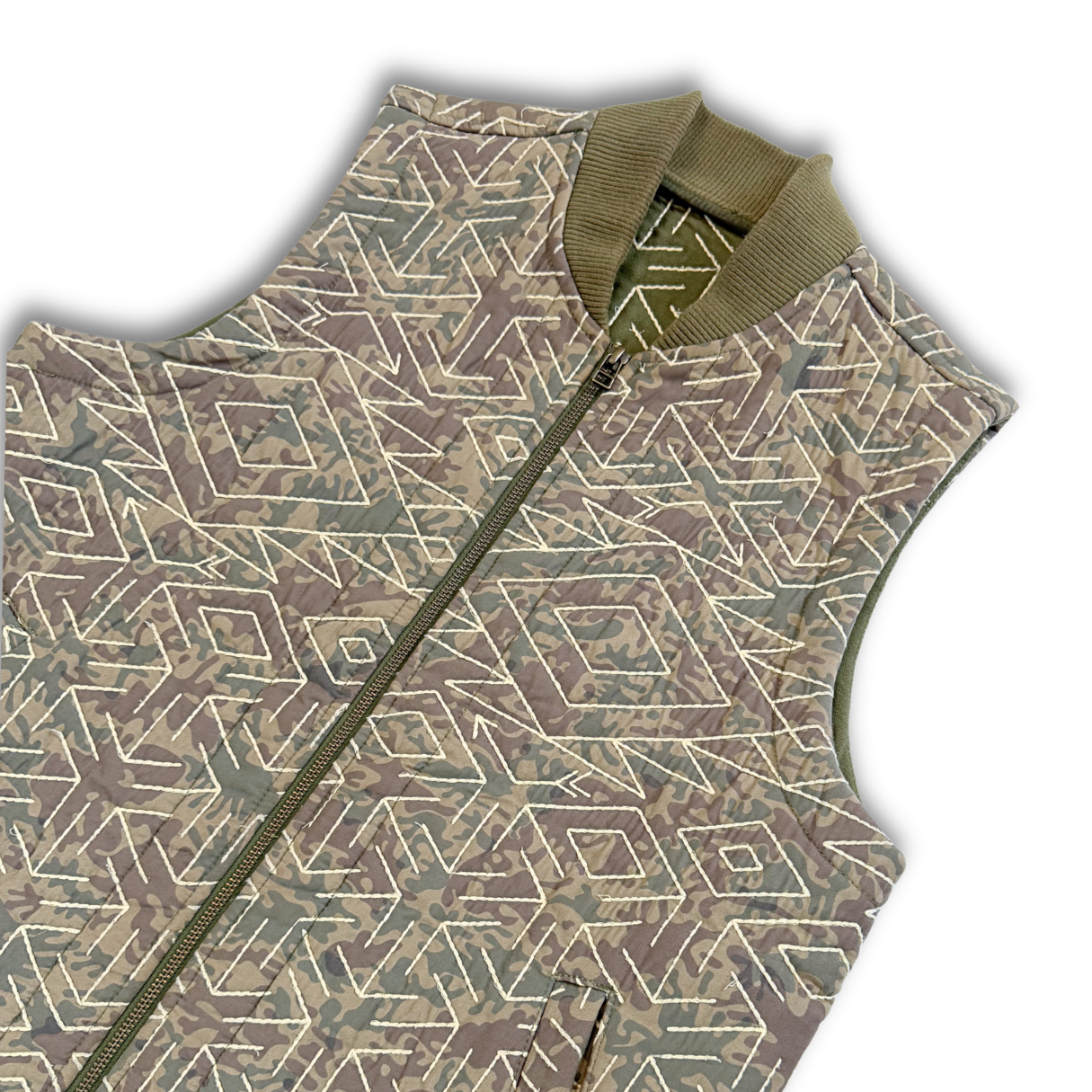 MAHARISHI PADDED STITCH VEST (S)