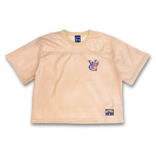 VIC BEIGE MESH TEE