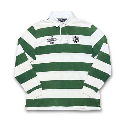 Polo Ralph Lauren Wimbledon Stripe Rugby shirt (L)