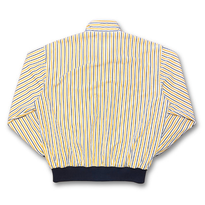 Vintage Lacoste Candy Stripe Zip-Up Bomber (M)