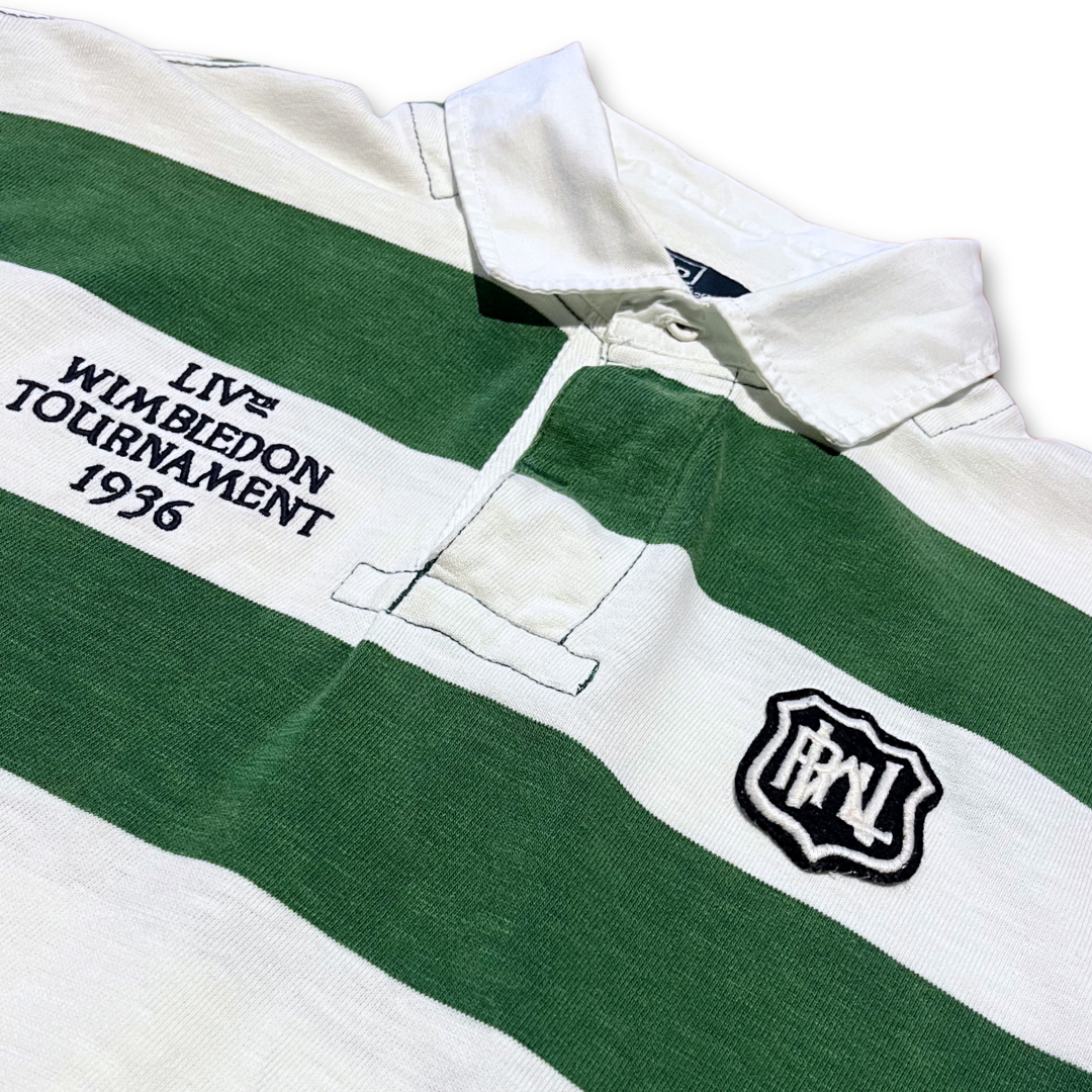 Polo Ralph Lauren Wimbledon Stripe Rugby shirt (L)