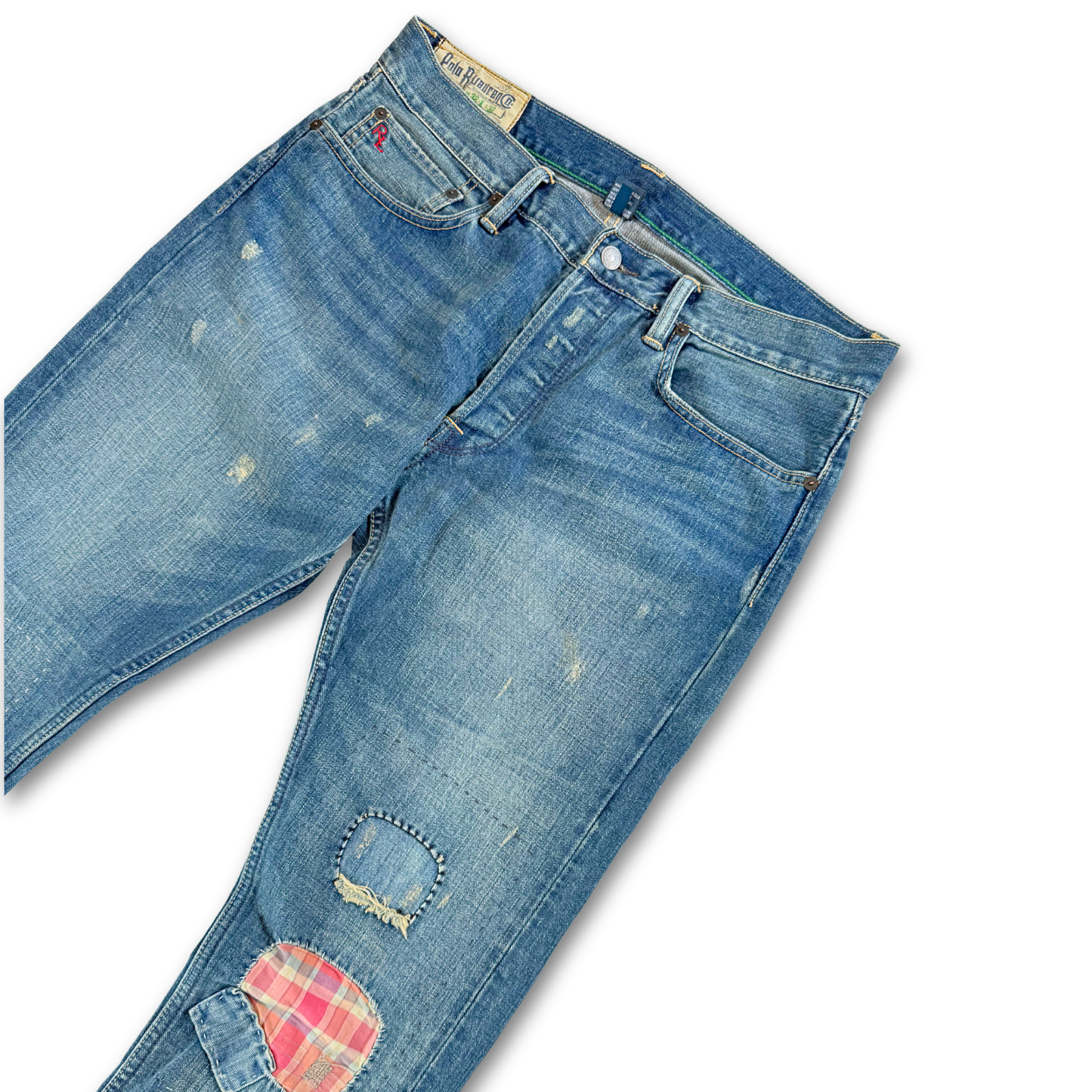 POLO RALPH LAUREN 018 PATCH JEANS (36X33)