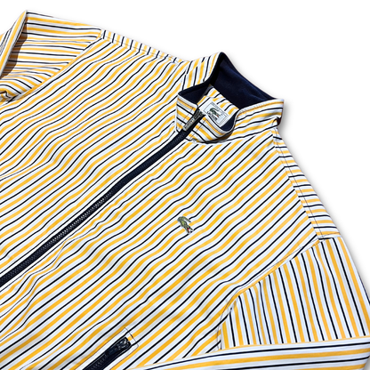 Vintage Lacoste Candy Stripe Zip-Up Bomber (M)
