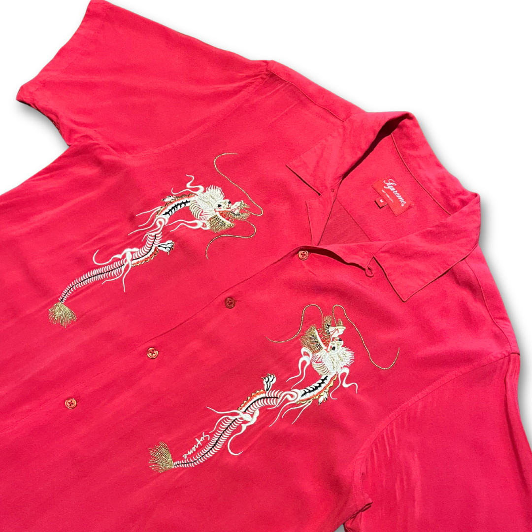 Supreme Dragon Rayon Shirt F/W 2018 (M)