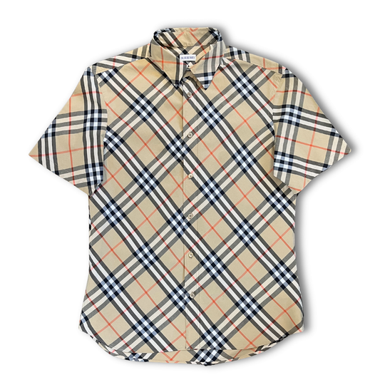 Burberry check s/s shirt (M)