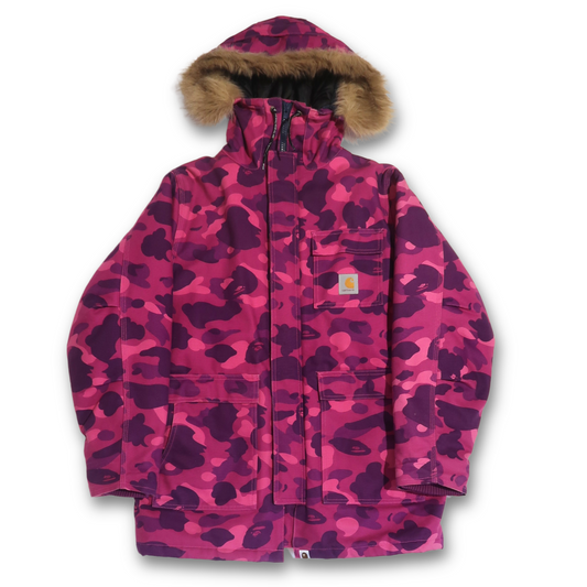 2006 BAPE X CARHARTT N-3B PARKA JACKET (XL)