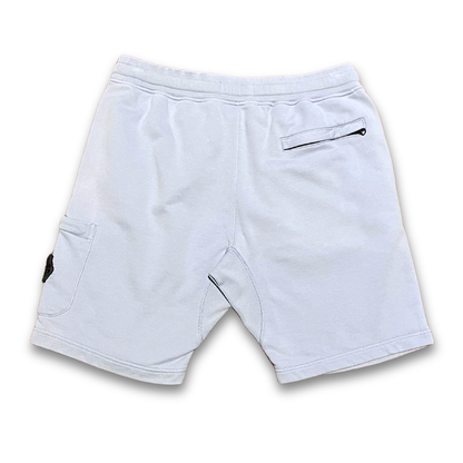 Stone Island Organic Cotton Fleece Jogger Shorts (34")