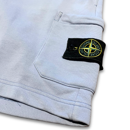 Stone Island Organic Cotton Fleece Jogger Shorts (34")