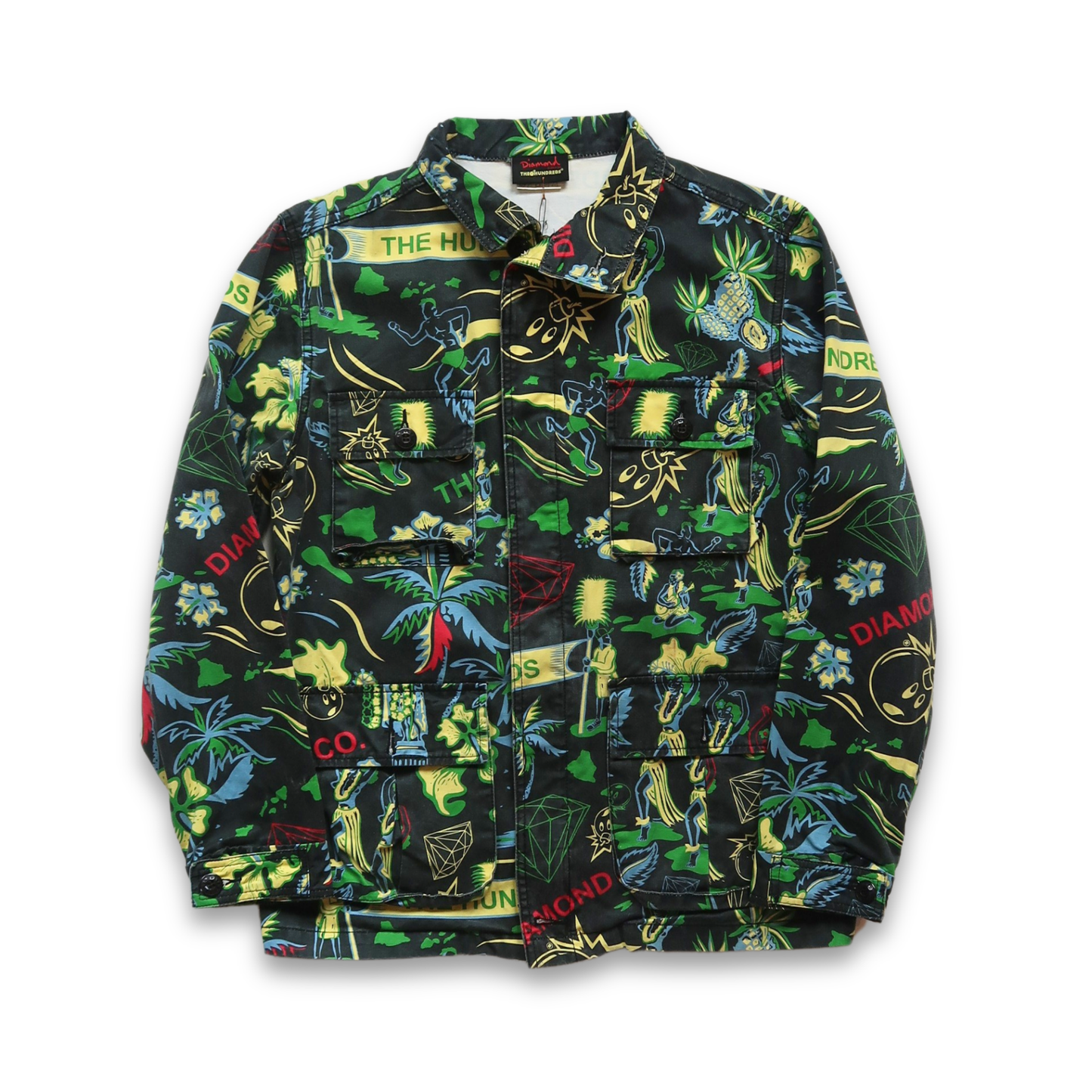 DIAMOND SUPPLY X THE HUNDREDS JACKET (M/L)