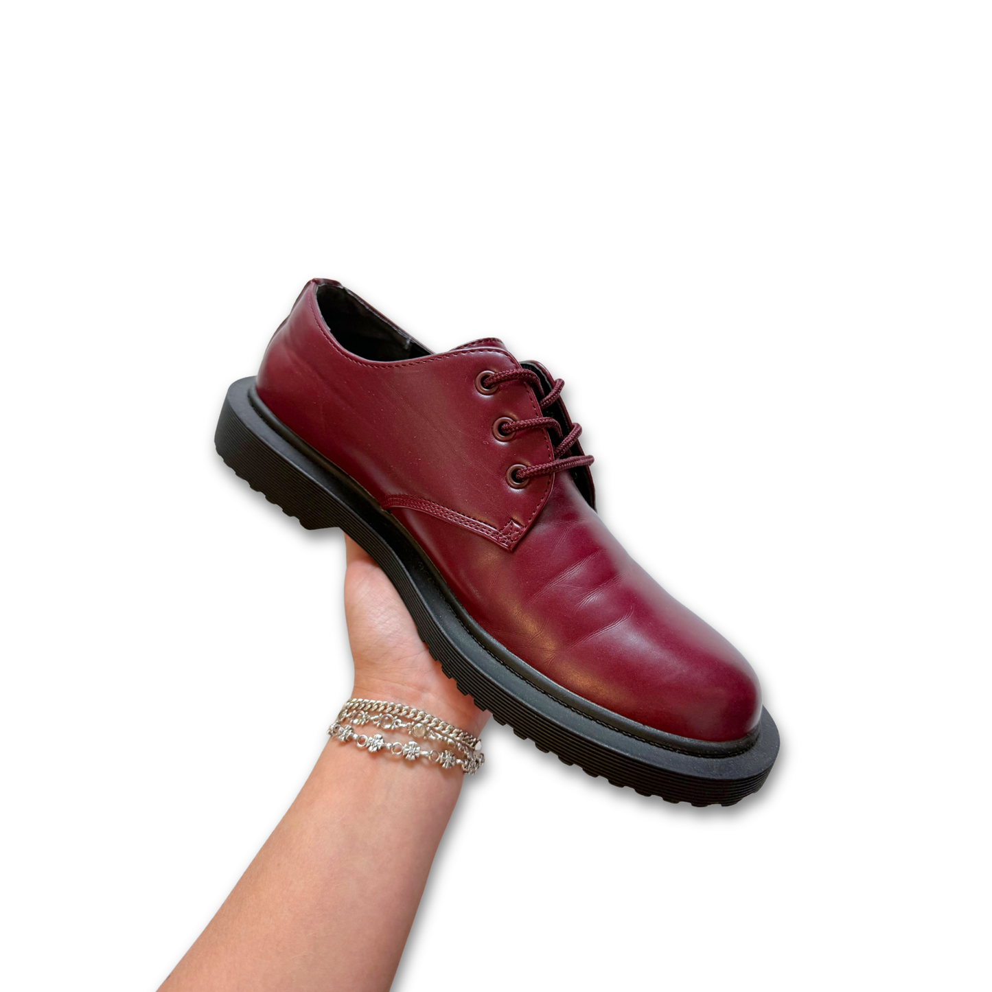 GU x Undercover Round-Toe Derby - Red Wine (US 10)