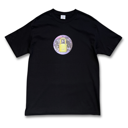 OMNI 'WORLD ON LOCK' TEE - BLACK