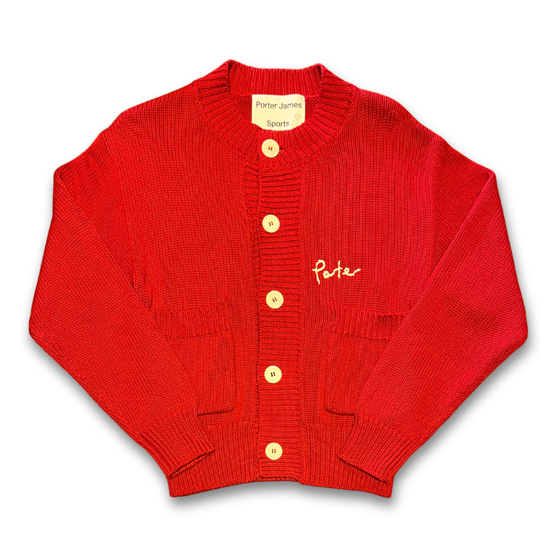 Porter James Sports Organic Cotton Knit Cardigan (S)