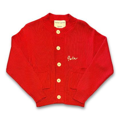 Porter James Sports Organic Cotton Knit Cardigan (S)