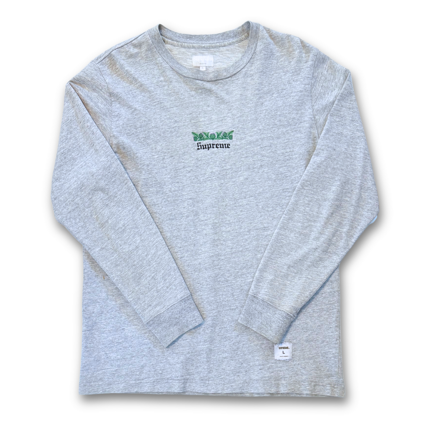 SUPREME 'THISTLE' LONGSLEEVE TEE (L)