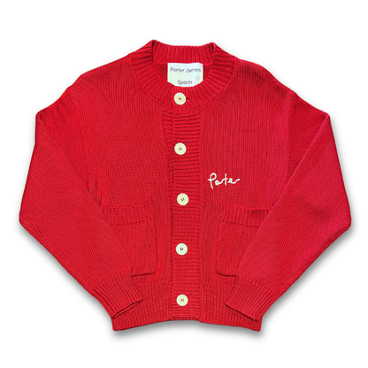 Porter James Sports Organic Cotton Knit Cardigan (S)