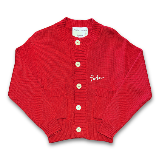 Porter James Sports Organic Cotton Knit Cardigan (S)