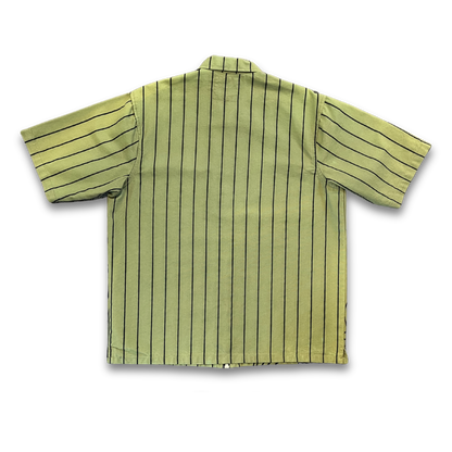 MARKET zip up s/s shirt (L)