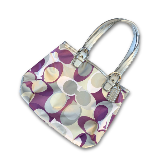 COACH METALLIC SIDE BAG