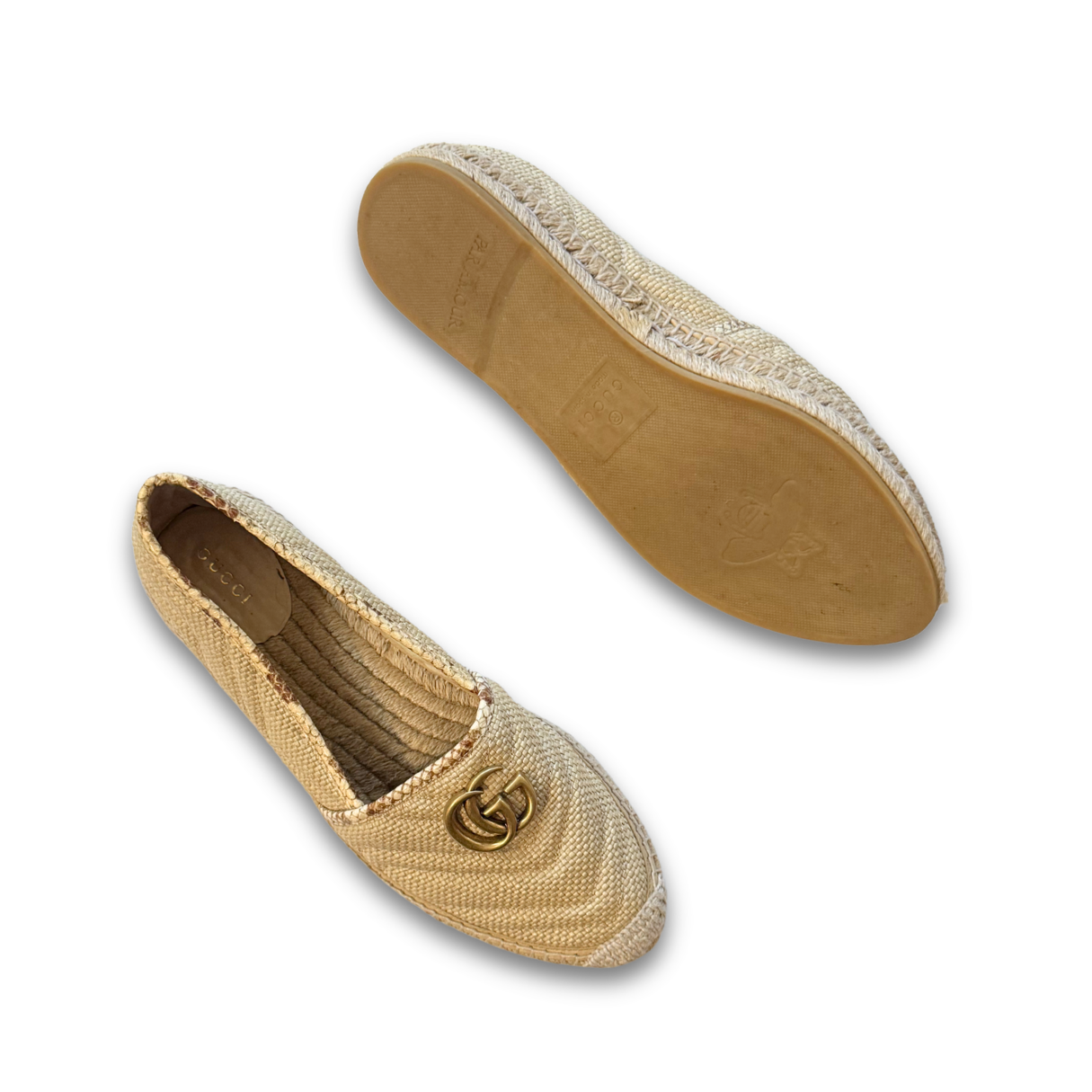 Gucci Raffia Espadrilles (US W10.5)