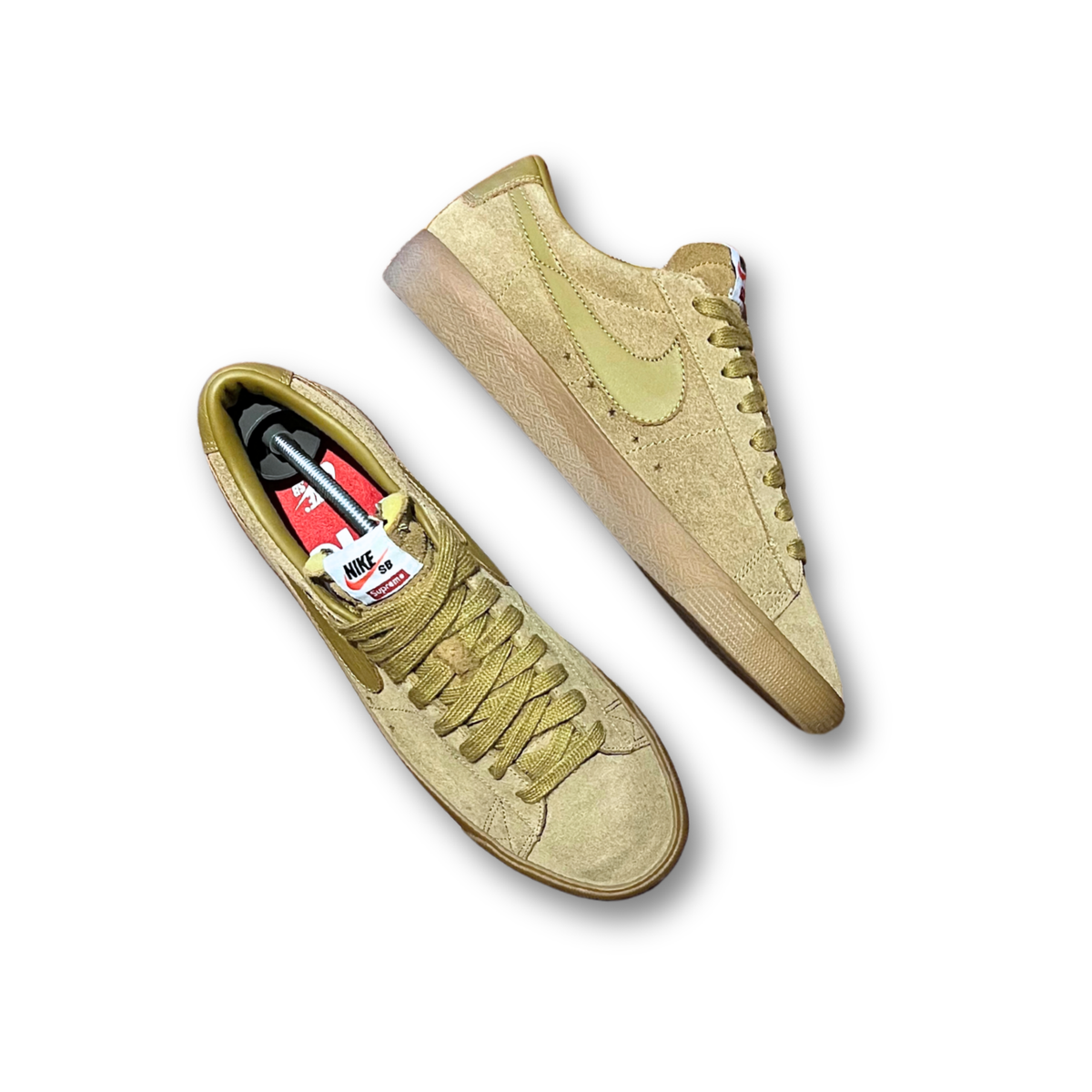 Nike x Supreme SB Blazer Low GT QS 'Golden Beige' (US 8)