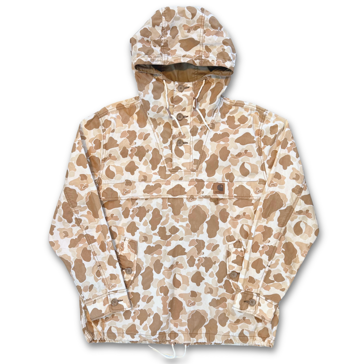CARHARTT CAMO 'HAYDEN' ANORAK JACKET (L)