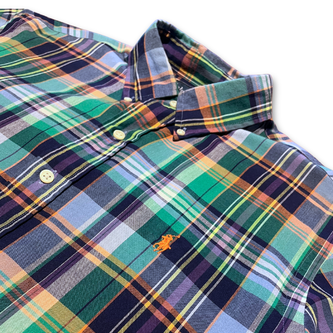 Polo Ralph Lauren Multi-Colour Plaid Oxford Shirt (M)