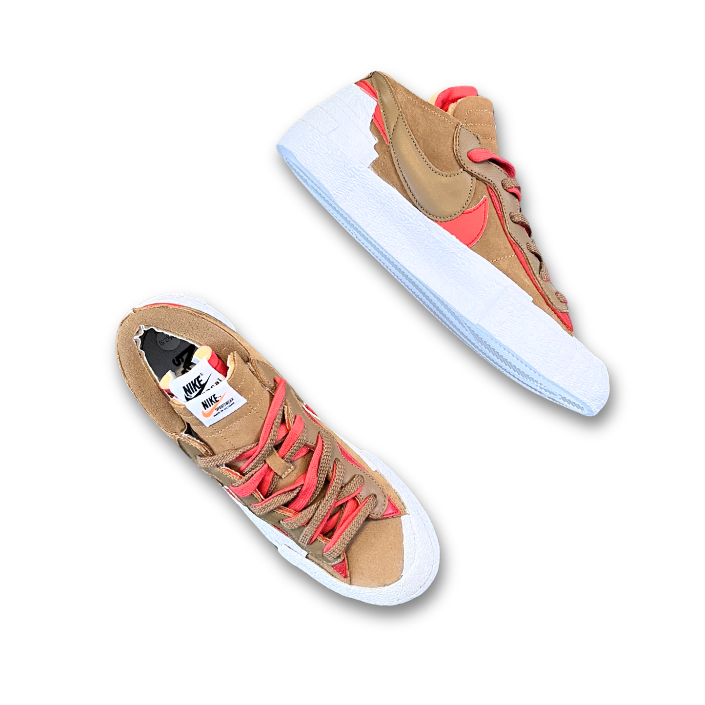 Nike x Sacai Blazer Low 'British Tan' (US 10.5)