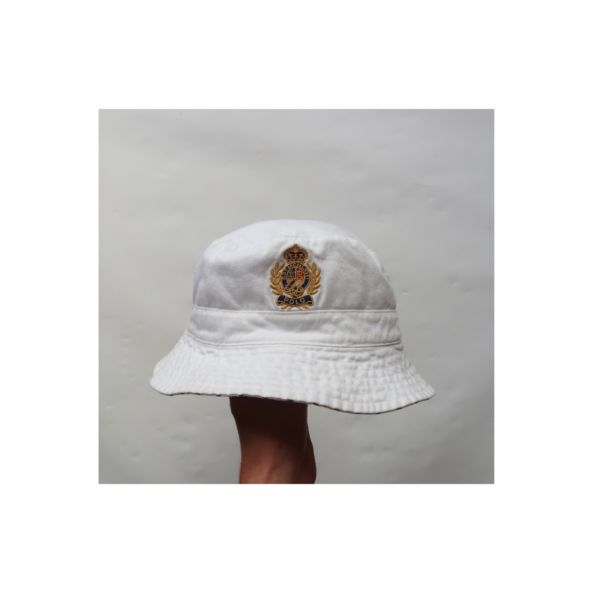 REVERSIBLE CREST / POLO BEAR BUCKET HAT