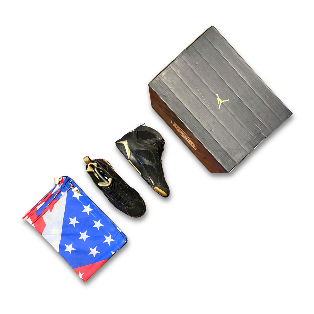 Jordan 6 Retro 'Golden Moments Pack' - Black (US 8)