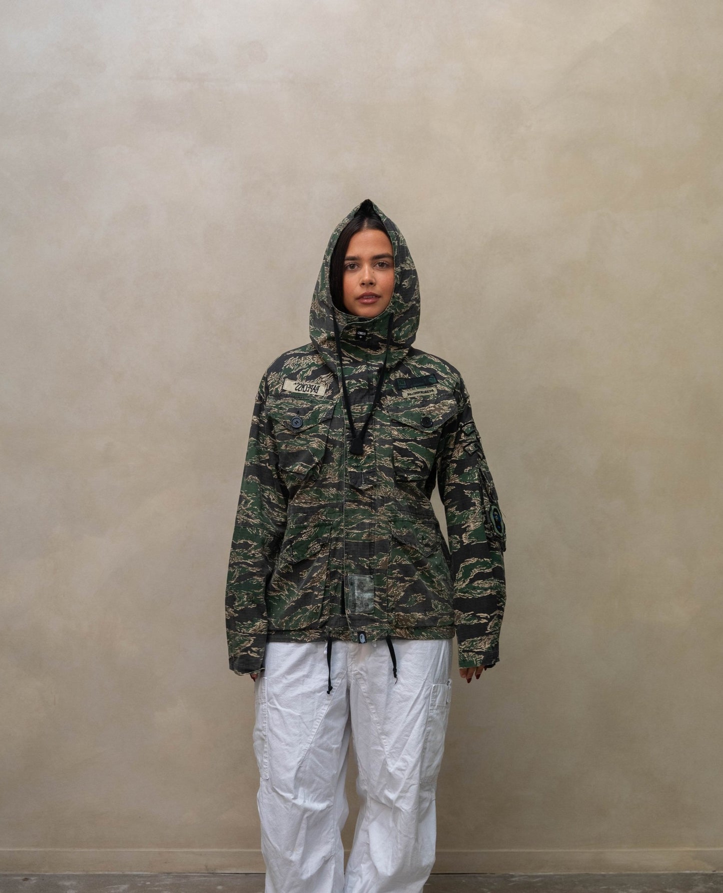 BAPE X CMSS TIGER CAMO JACKET (L)