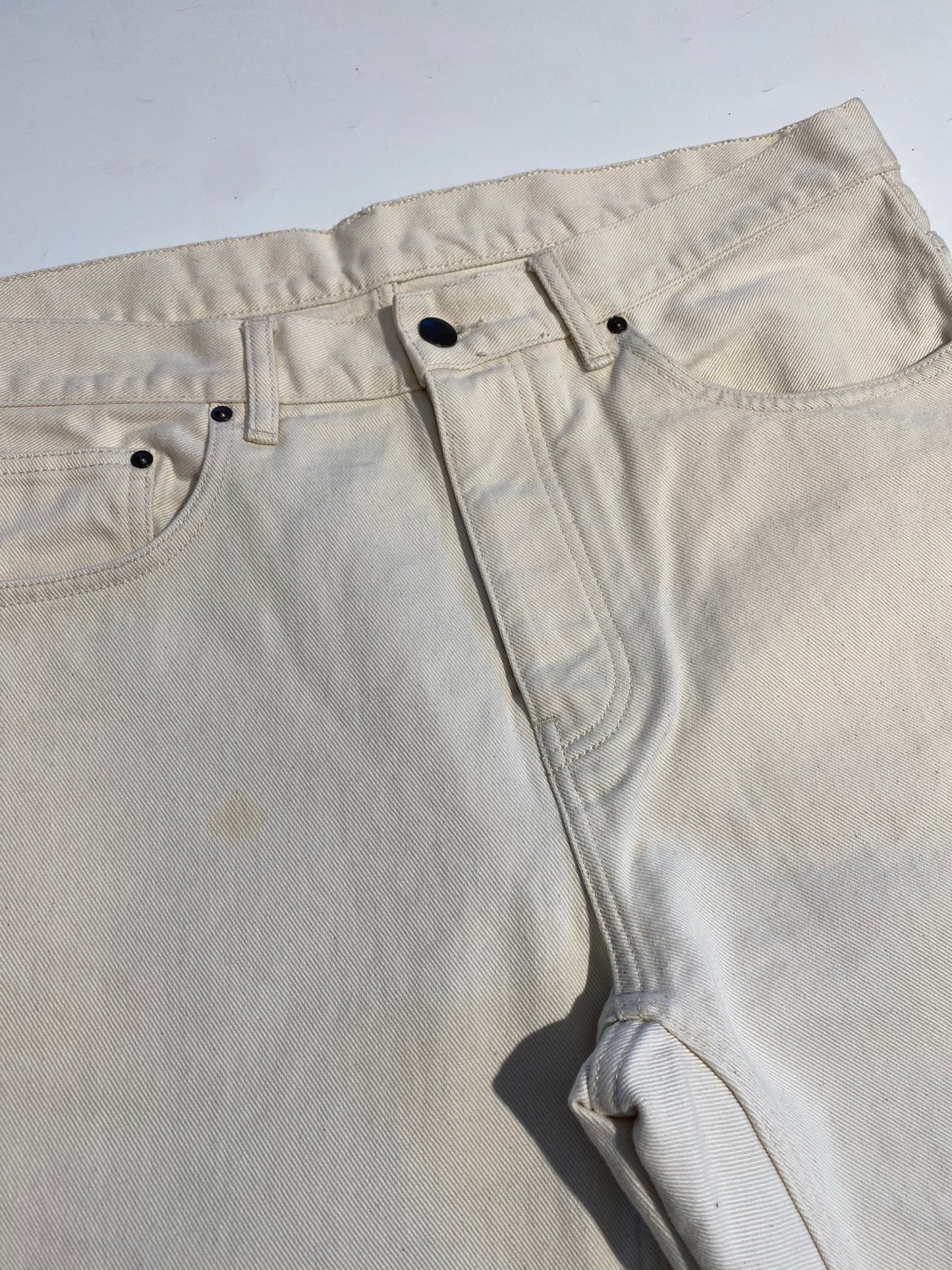 CARHARTT CREAM DENIM JEANS (38")